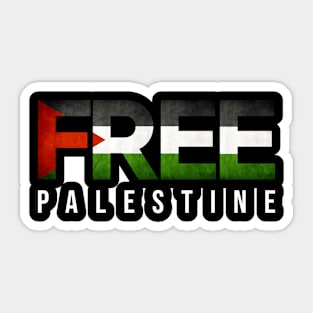 Free Palestine Sticker